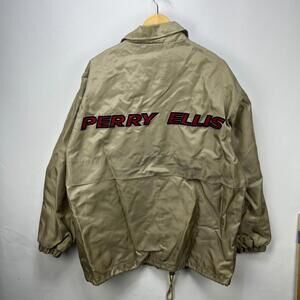 Vintage 90s Perry Ellis America Windbreaker Jacket Large